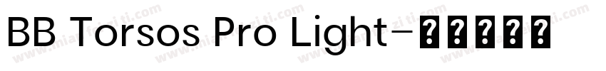 BB Torsos Pro Light字体转换